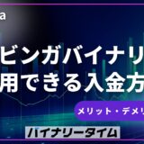 ブビンガバイナリーの入金方法は全4種類！メリットとデメリットを徹底比較！