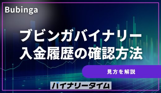 ブビンガの入金履歴を確認する方法とは？履歴が反映されない原因と対処法も解説