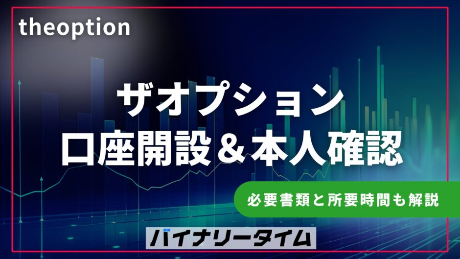 ザオプション 口座開設 本人確認